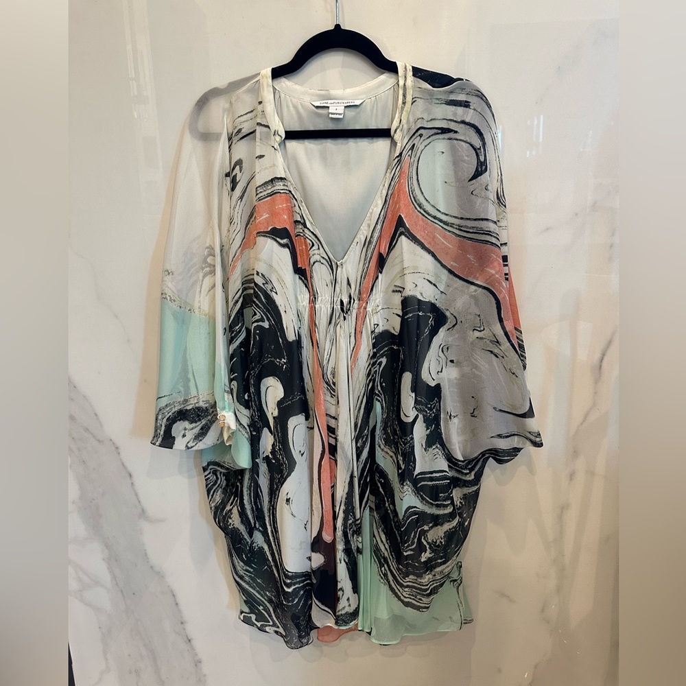 DVF colorful dress